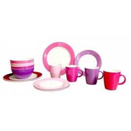 Best prices by cara-TECH-24: Geschirrset / Promo Line Purple Rain by Gimex