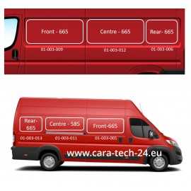 Prix imbattables de cara-TECH-24 : Baie vitrée coulissante Fiat Ducato à partir de 07, 1360x585, centre droit, fenêtre Carbest 