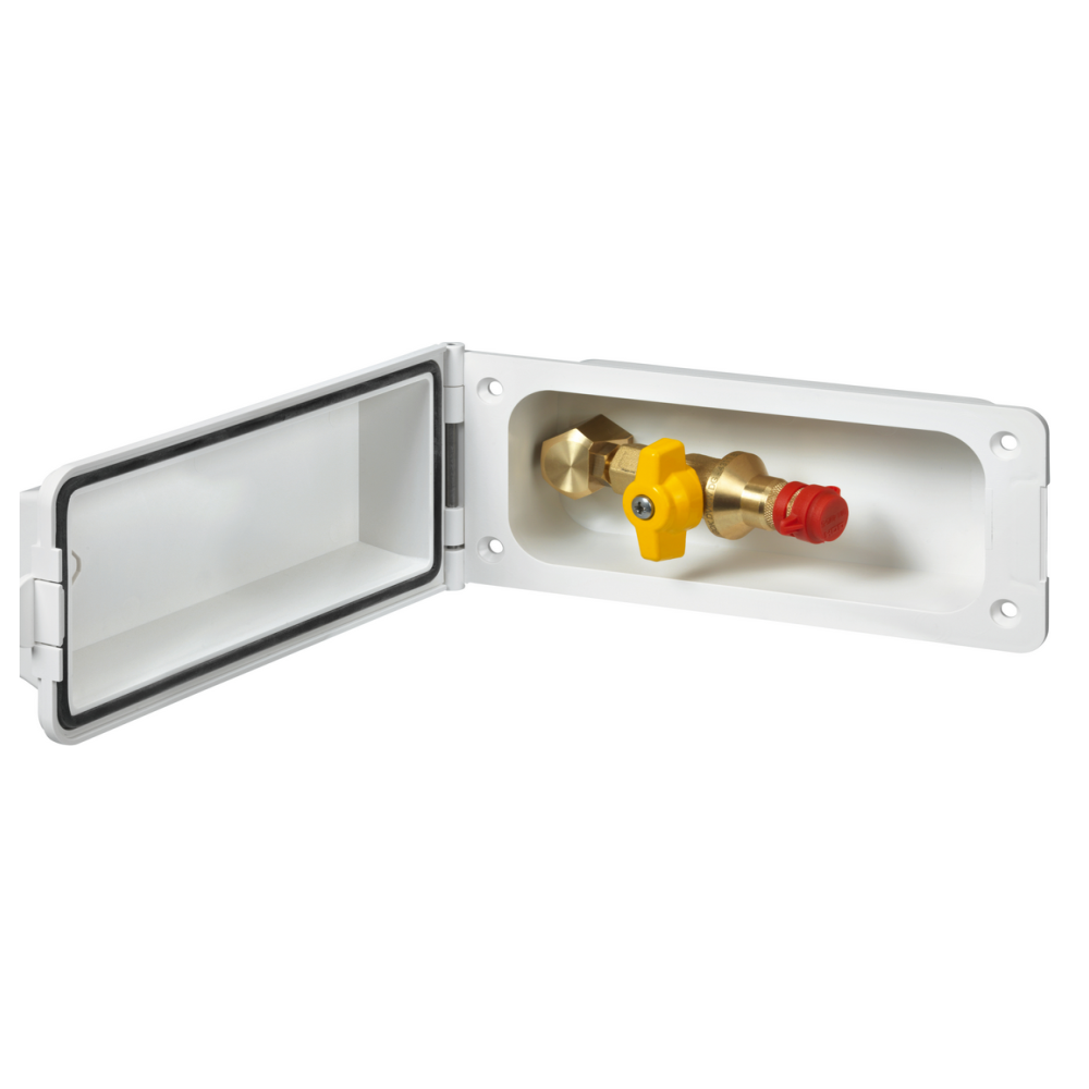 Clapet d'alimentation GOK prise extérieure - gaz prise de sécurité blanc Prix imbattables de cara-TECH-24 : Clapet d'alimentation GOK prise extérieure - gaz prise de sécurité blanc GOK