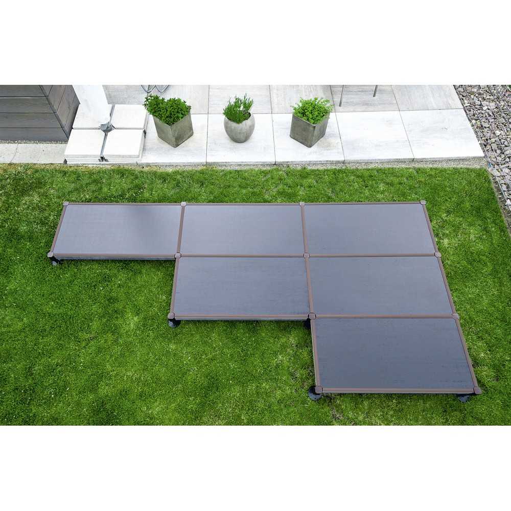 Zeltboden Bodenplatten Klicksystem Aus Kunststoff