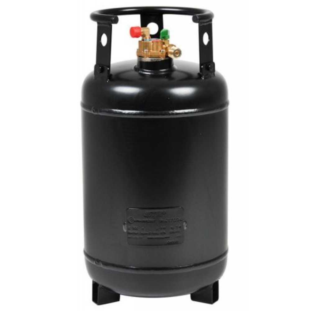Prix imbattables de cara-TECH-24 : CAMPKO - Bouteille de gaz en acier, 14 kg, 30 litres, 585mm, multi-valve avec 80% d'arrêt de remplissage, sans accessoires CAMPKO