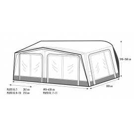 Westfield - Air Awning Pluto XL, air beam tent caravan Westfield - Air Awning Pluto XL, air beam tent caravan
