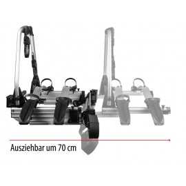 ENDURO Bicycle hitch carrier, gliding Bike carrier SD260