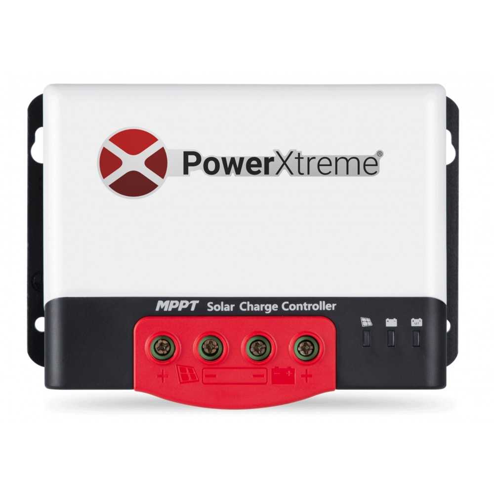 Prix imbattables de cara-TECH-24 : MPPT Contrôleur de charge solaire PowerXtreme XS20s, Panneau solaire, batterie au lithium de EmergoPlus