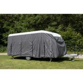 Housse De Protection Pour Caravane Taille M - 5x2,30x2 M - Polypropylène Résistant - Perméable à L'Air - 8
