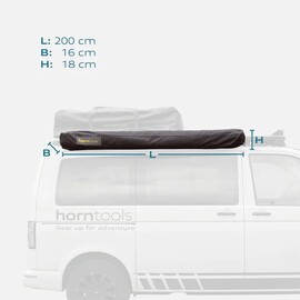 Prix imbattables de cara-TECH-24 : horntools - Straight 2,0x1,86 m - auvent offroad TT protection solaire Horntools