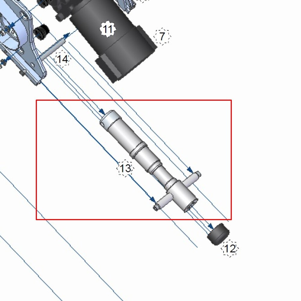 Moteur pivotant pour P1 Mover, actionneur (pièce de rechange), pos. 13 Prix imbattables de cara-TECH-24 : Moteur pivotant pour P1 Mover, actionneur (pièce de rechange), pos. 13 de P1 Mover