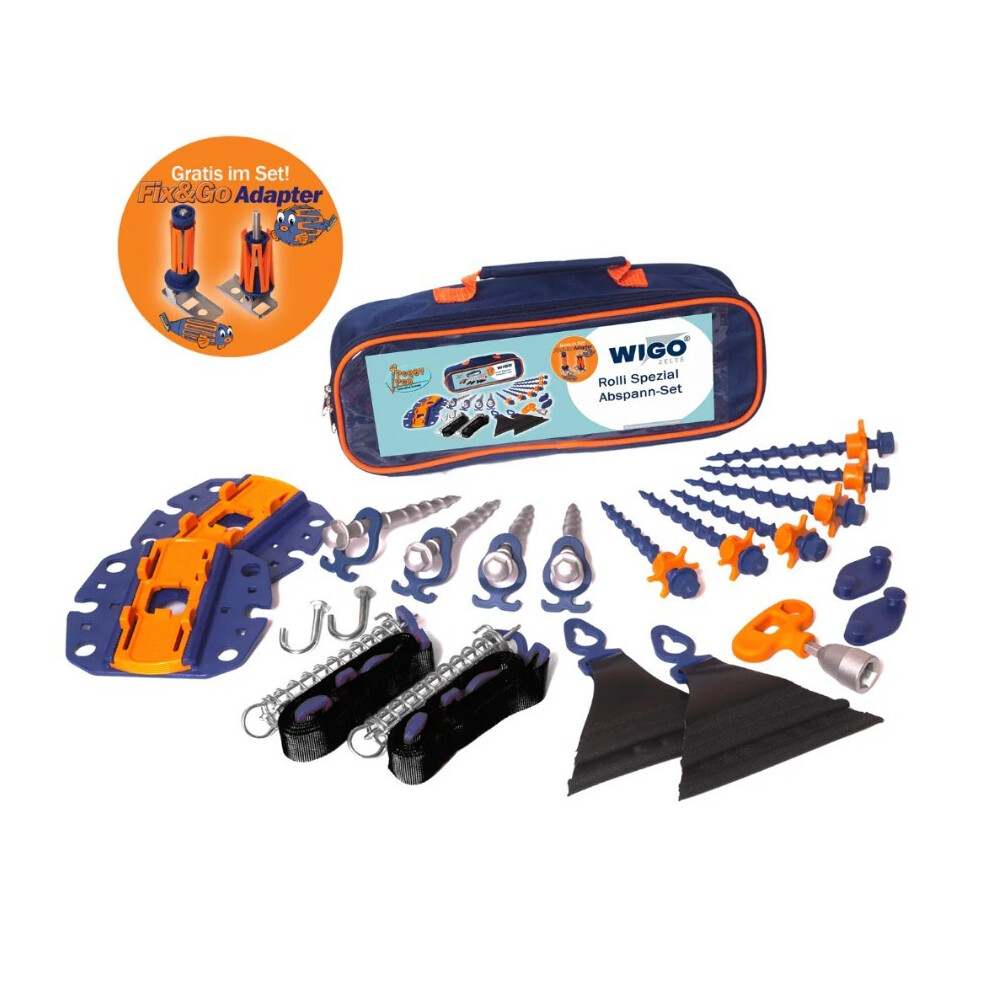 Bestpreise von cara-TECH-24: WIGO Peggy Peg Starter Set Zelthering Abspannset Spezial von WIGO-Zelte