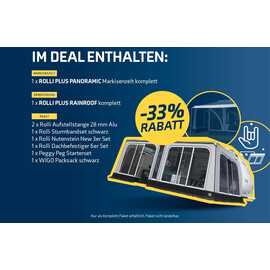 BEST DEAL WIGO Rolli Plus Markisenzelt Panoramic 2,50 m Gr. 10