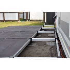 Prix imbattables de cara-TECH-24 : Préparation - Plancher d'auvent HAHN camping permanent module plaque de sol Hahn-Zelte