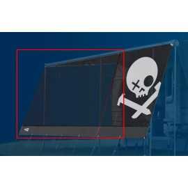 Best prices by cara-TECH-24: copy of STORE privacy screen, "skull" gauze element, front, WIGO awning tent by WIGO-Zelte