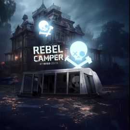 Best prices by cara-TECH-24: STORE privacy screen, "skull" gauze element, front, WIGO awning tent by WIGO-Zelte