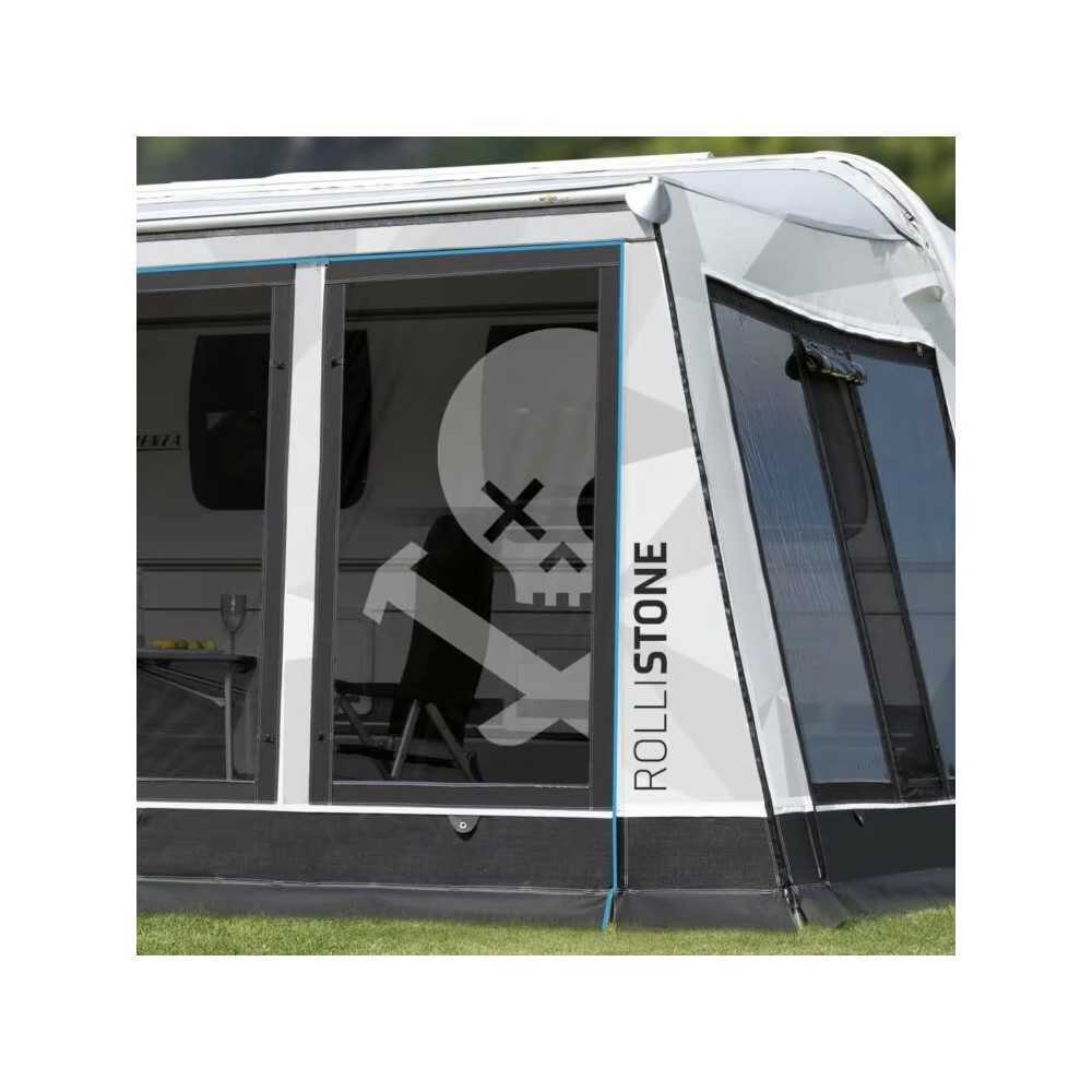 Best prices by cara-TECH-24: STORE privacy screen, "skull" gauze element, front, WIGO awning tent by WIGO-Zelte