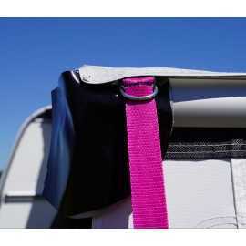 Bestpreise von cara-TECH-24: WIGO Rolli - Zelt Sturmband (Spanngurtset PINK) REBELCAMPER von WIGO-Zelte