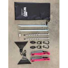 Bestpreise von cara-TECH-24: WIGO Rolli - Zelt Sturmband (Spanngurtset PINK) REBELCAMPER von WIGO-Zelte