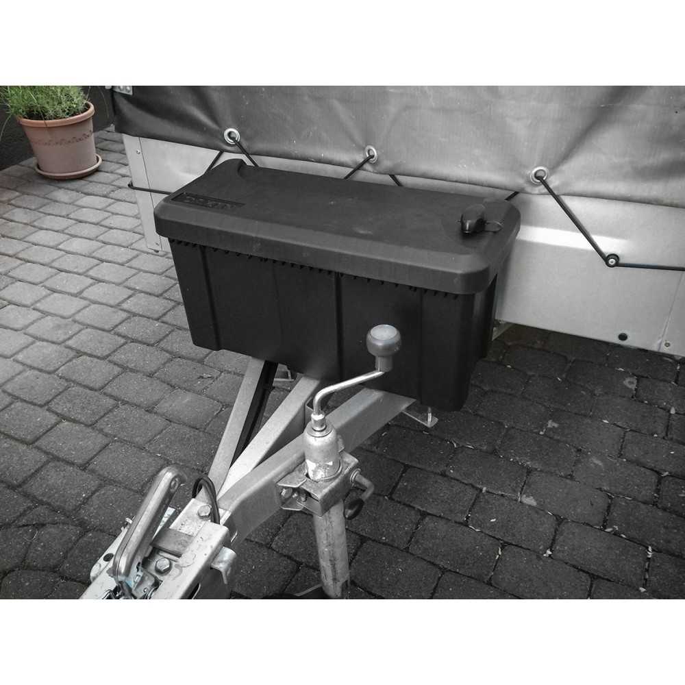 Drawbar Box Box Plastic black 56 x 25 x 27 cm 23 Liter