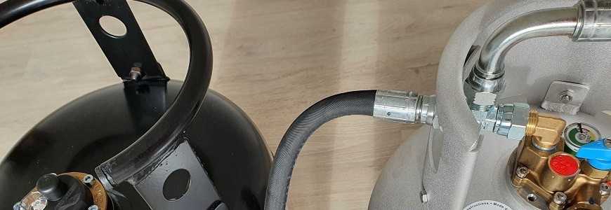 Gasschläuche und Verbinder für LPG Flüssiggas