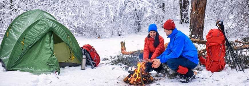 Winter tent for caravan and motorhome